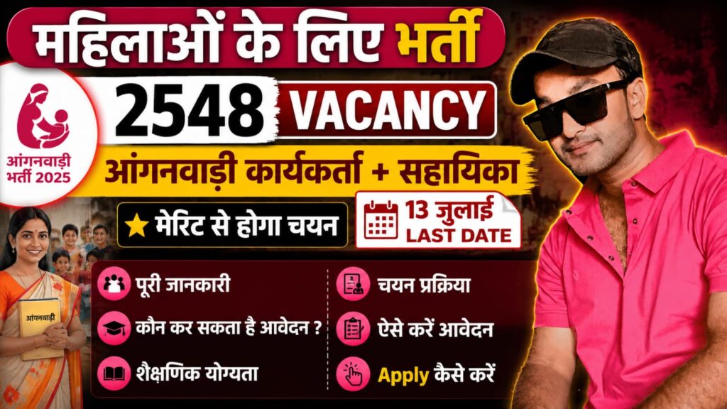 MP Anganwadi worker And Helper Recruitment 2026