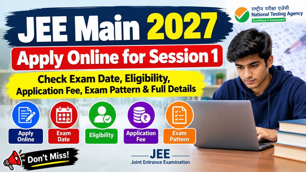 JEE Main 2027 Registration Started
